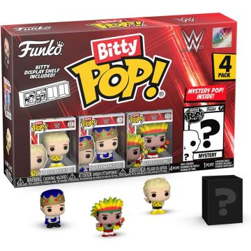 Funko Bitty Pop! WWE 4-Pack-Dusty Rhodes / Jerry Lawler / Ricky "The Dragon" Steamboat / ? (Diversen) Nieuw