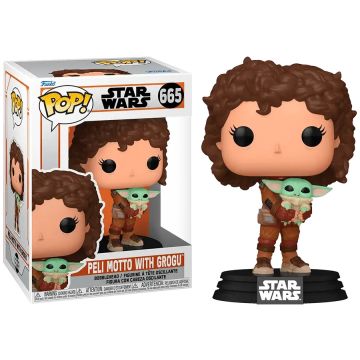 Funko POP! TV Star Wars The Mandalorian-Peli Motto with Grogu (#664) (Diversen) Nieuw