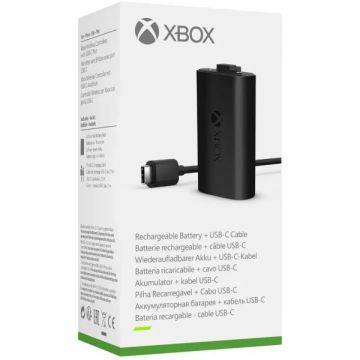 Microsoft Play & Charge Kit-Zwart (Xbox Series X) Nieuw