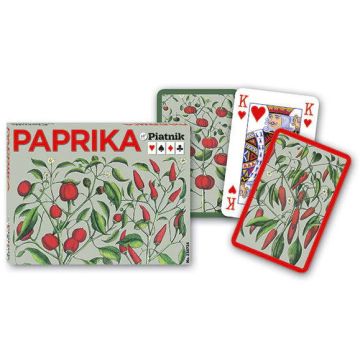 Piatnik Speelkaarten Double Deck-Paprika (Diversen) Nieuw