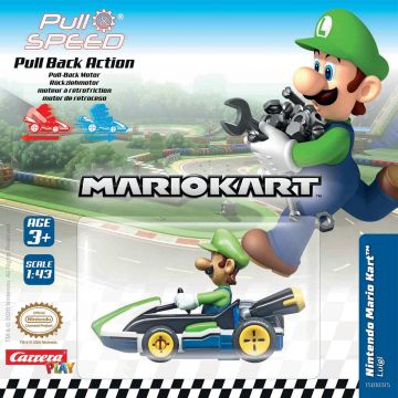 Carrera Mario Kart Auto Pull & Speed-Luigi (Diversen) Nieuw