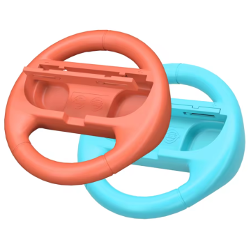 Merkloos Steering Wheel Grip Pair for Nintendo Switch 2 Joy-Con-Vol Blauw / Vol Oranje (Switch 2) Nieuw