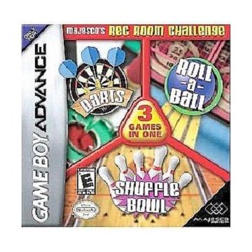 Majesco's Rec Room Challenge 3 Games In 1-Standaard (GBA) Gebruikt