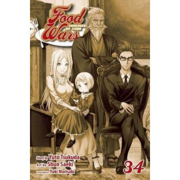 Viz Media Food Wars Shokugeki No Soma Paperback Manga Vol. 34-Standaard (Diversen) Nieuw