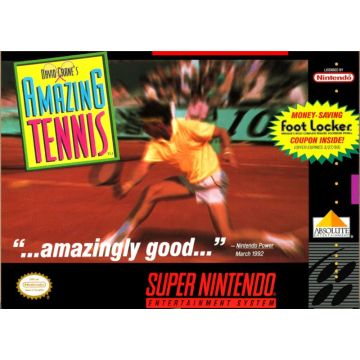 David Crane's Amazing Tennis-Amerikaans (SNES) Gebruikt