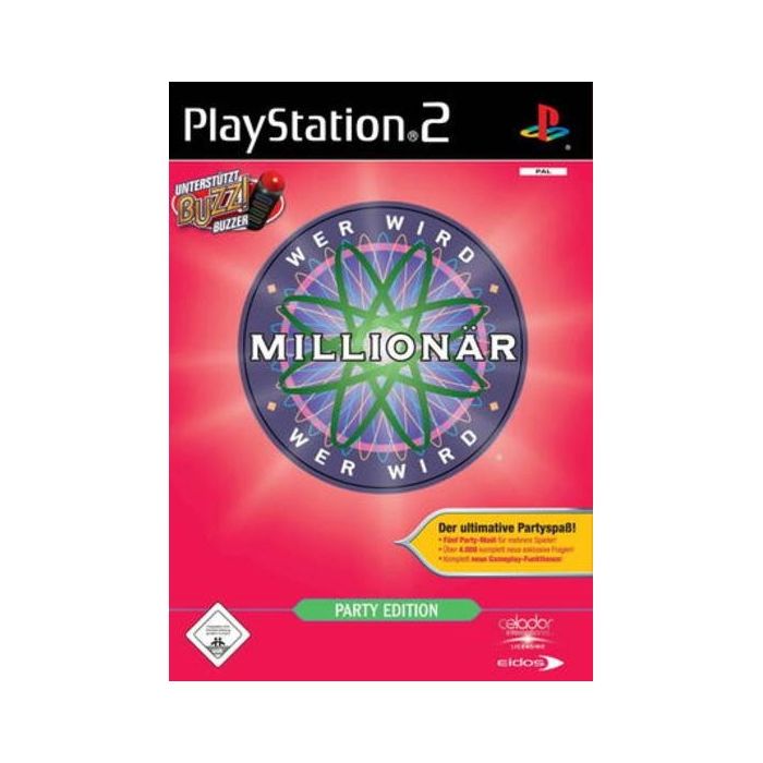 Who Wants to Be a Millionaire?-Party Edition Duits (PlayStation 2) Gebruikt