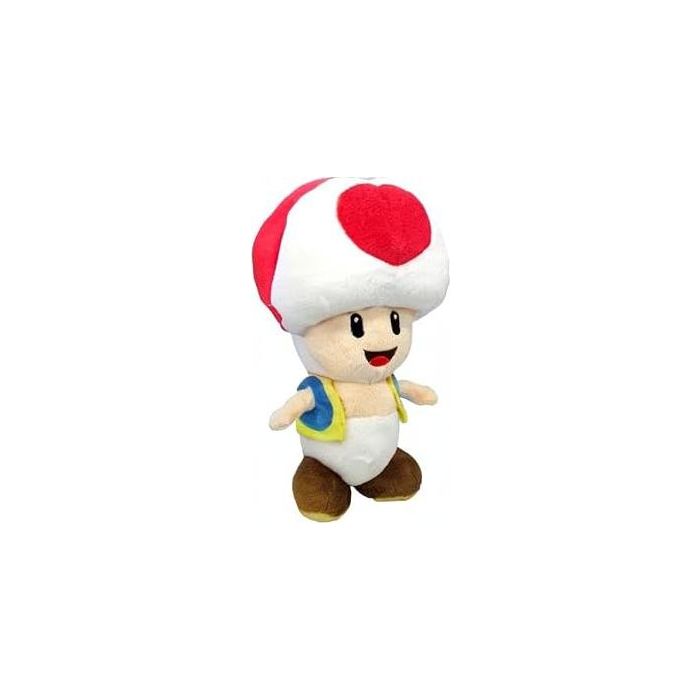 Merkloos Super Mario Pluche-Toad Rood (Diversen) Nieuw