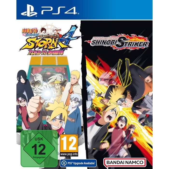 Naruto Shippuden Ultimate Ninja Storm 4 + Naruto to Boruto Shinobi Striker-Duits (PlayStation 4) Gebruikt