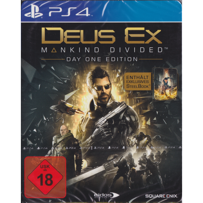 Deus Ex Mankind Divided-Day One Steelbook Edition Duits (PlayStation 4) Gebruikt