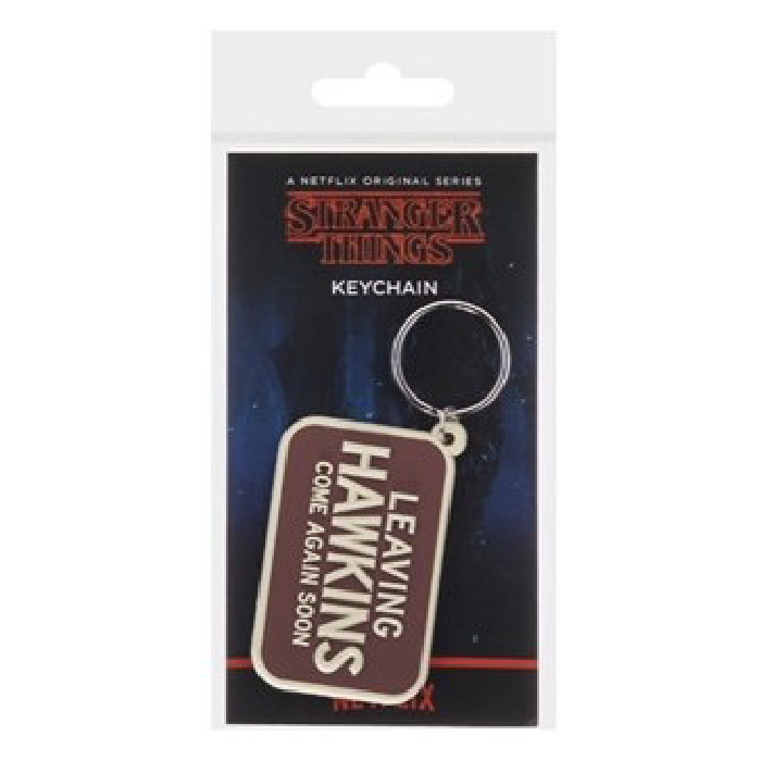 Pyramid Int. Stranger Things Rubberen Sleutelhanger-Leaving Hawkins (Diversen) Nieuw