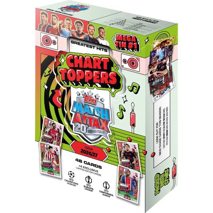 Topps Match Attax 20th Anniversary 2026/27-Mega Tin (Diversen) Nieuw