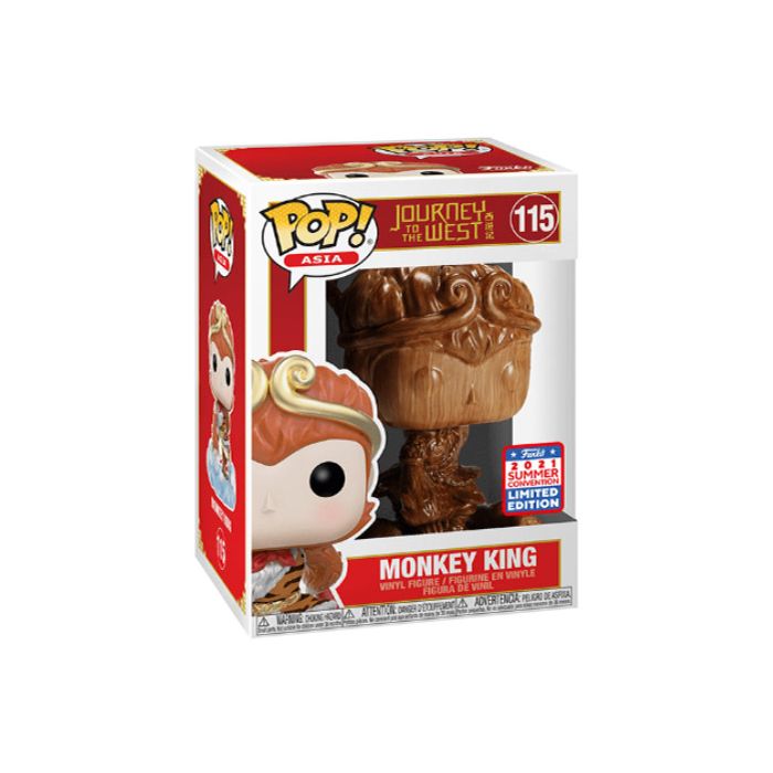 Funko POP! Animation Journey to the West Monkey King-Wooden Asia Exclusive 2021 Summer Convention (#115) (Diversen) Nieuw
