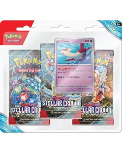 Pokémon TCG Scarlet & Violet Stellar Crown 3 Booster Blister-Latias (Diversen) Nieuw