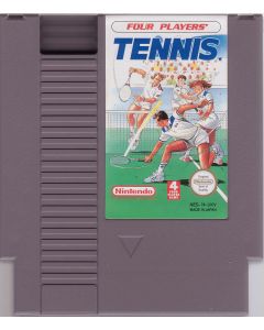 Four Players Tennis-Kale Cassette (NES) Gebruikt