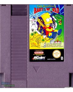 The Simpsons Bart vs. the World-Kale Cassette (NES) Gebruikt