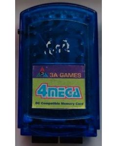 Innovation 4 Mega Memory Card-Blauw (Sega Dreamcast) Nieuw