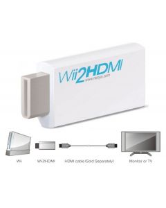 Budget Wii 2 HDMI Converter-Wit (Wii) Nieuw