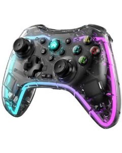 Budget Universal RGB Wireless Pro Gaming Controller NSW/PS3/PS4-Transparant (Diversen) Nieuw