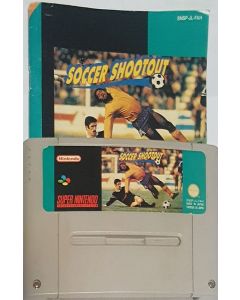 Soccer Shootout-Kale Cassette Incl. Handleiding (SNES) Gebruikt