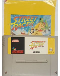 Street Racer-Kale Cassette Incl. Handleiding (SNES) Gebruikt