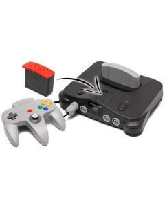Nintendo 64 Grijs Incl. Expansion Pak-Zwarte Controller (N64) Nieuw