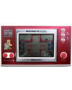 Nintendo Game & Watch Mario's Cement Factory-Standaard (Game & Watch) Gebruikt