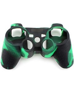 Budget Silicon Camouflage Controller Sleeve-Groen/Zwart (Playstation 3) Nieuw