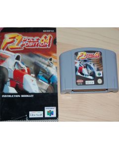 F1 Pole Position 64-Kale Cassette Incl. Handleiding (N64) Nieuw