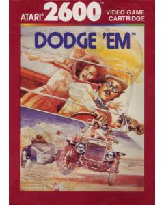 Dodge 'Em -Kale Cassette Incl. Handleiding (Atari 2600) Gebruikt