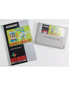 Tiny Toon Adventures Buster Busts Loose! -Kale Cassette Incl. Handleiding (SNES) Gebruikt