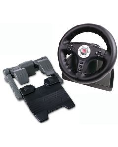 Speedlink 4in1 SL-6696 Power Feedback Racing Wheel-Standaard (Playstation 2) Nieuw