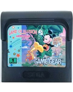 Land of Illusion Starring Mickey Mouse-Kale Cassette (Sega GameGear) Gebruikt