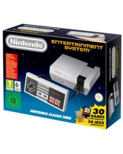 Nintendo Classic Mini NES Console-ONZICHTBAAR Grijs Boxed Beschadigd (NES) Nieuw