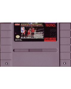 Tecmo Super NBA Basketball-Kale Cassette Amerikaans (SNES) Gebruikt