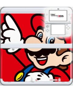 New Nintendo 3DS-Wit Incl. Mario Cover (3DS) Nieuw