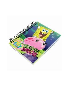 Vidal Europa SpongeBob SquarePants A6 Spiral Notebook Spaans-Nuevos Amigos (Diversen) Nieuw