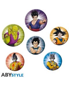 ABYstyle Dragon Ball Super Super Hero Badge Pack-Characters (Diversen) Nieuw