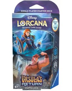 Disney Lorcana TCG Ursula's Return Starter Deck-Sapphire & Steel (Diversen) Nieuw