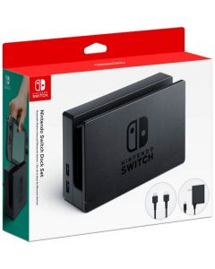 Nintendo Switch Dock Set -Zwart (NSW) Nieuw