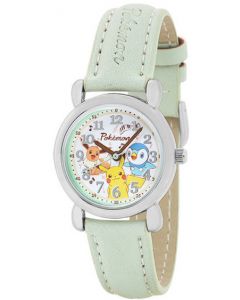 Pokémon Center Junior Horloge-Groen Pikachu / Eevee / Piplup (Diversen) Nieuw