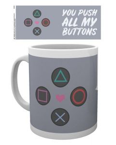 GBeye PlayStation Mug -Push My Buttons (Diversen) Nieuw