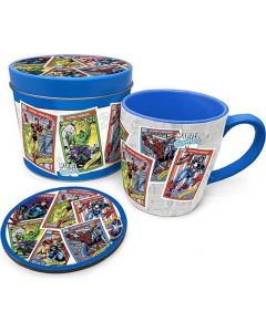Pyramid Int. Marvel Retro Collector Cards Mug with Coaster-Standaard (Diversen) Nieuw
