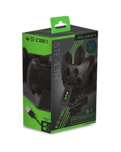 Stealth SX-C100X Twin Charging Dock-Zwart (Xbox Series X) Nieuw