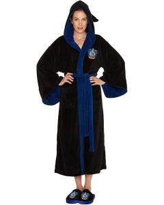 Groovy Harry Potter Ravenclaw Crest Hooded Fleece Girls Bathrobe-Standaard (Diversen) Nieuw