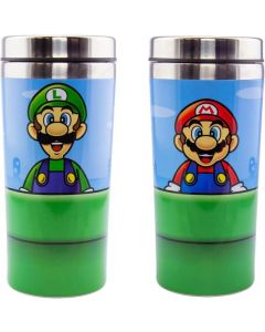 Paladone Nintendo Super Mario Travel Mug-Warp Pipe Mario & Luig (Diversen) Nieuw