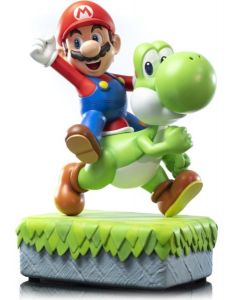 First 4 Figures Super Mario Resin Statue-Mario & Yoshi (Diversen) Nieuw