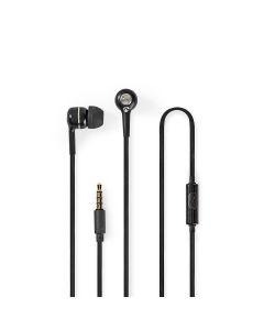 Nedis 3.5mm Jack In-Ear Headphones-Zwart (Diversen) Nieuw