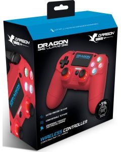 Dragon War Dragon Shock 4 Wireless Controller -Rood (Playstation 4) Nieuw