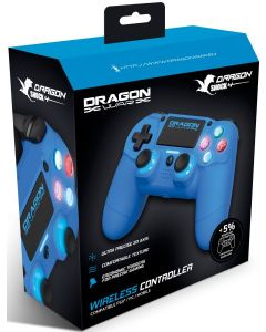 Dragon War Dragon Shock 4 Wireless Controller -Blauw (Playstation 4) Nieuw