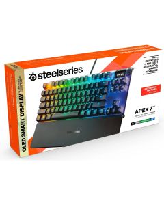 SteelSeries Apex 7 TKL Wired Gaming Keyboard-Zwart (PC) Nieuw